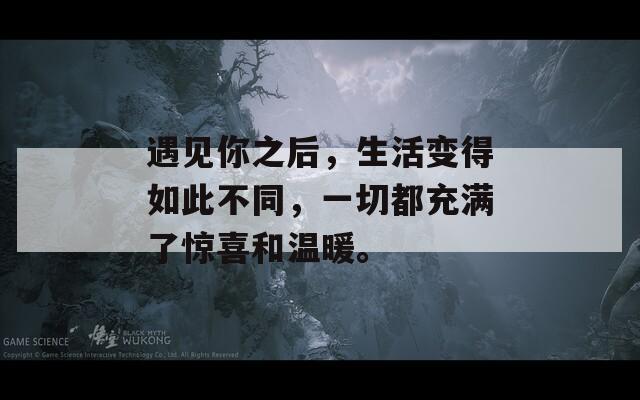 遇见你之后，生活变得如此不同，一切都充满了惊喜和温暖。