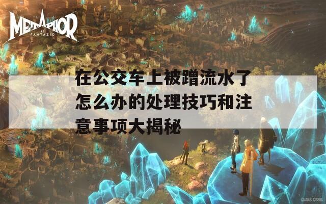 在公交车上被蹭流水了怎么办的处理技巧和注意事项大揭秘