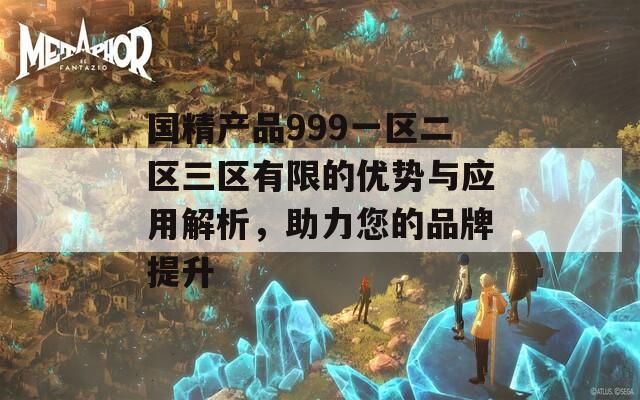 国精产品999一区二区三区有限的优势与应用解析，助力您的品牌提升