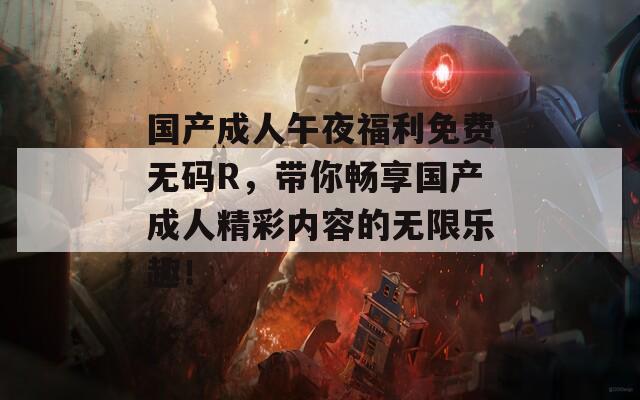 国产成人午夜福利免费无码R，带你畅享国产成人精彩内容的无限乐趣！