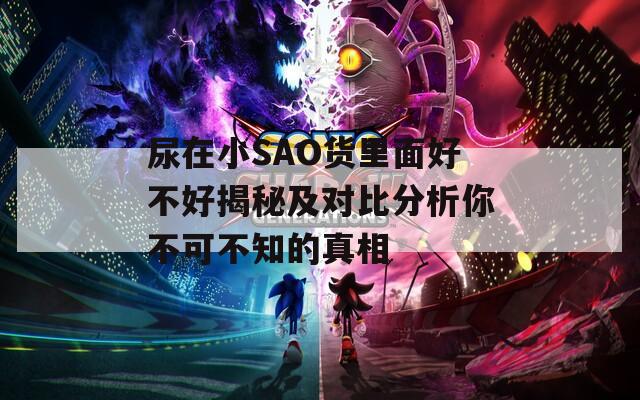 尿在小SAO货里面好不好揭秘及对比分析你不可不知的真相