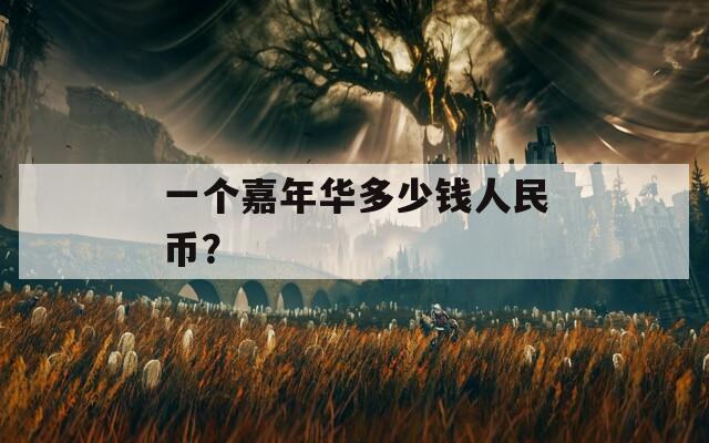 一个嘉年华多少钱人民币？