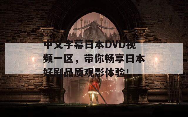 中文字幕日本DVD视频一区，带你畅享日本好剧品质观影体验！