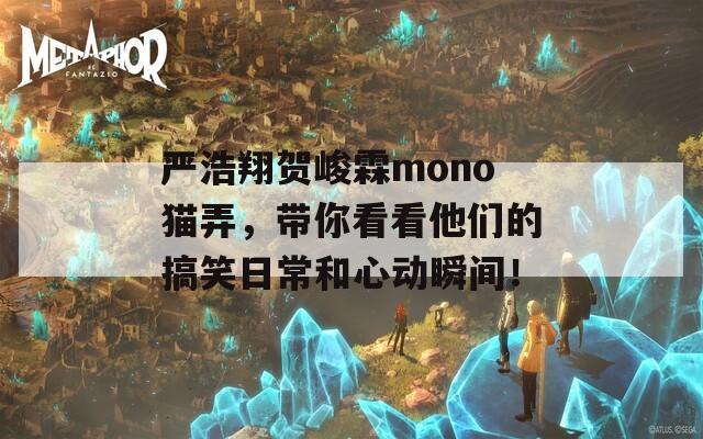 严浩翔贺峻霖mono猫弄，带你看看他们的搞笑日常和心动瞬间！