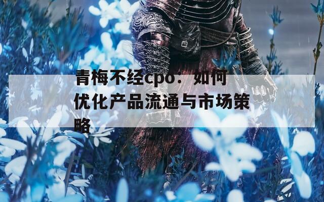 青梅不经cpo：如何优化产品流通与市场策略