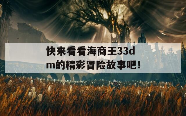 快来看看海商王33dm的精彩冒险故事吧！