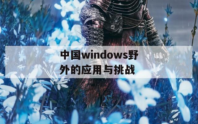 中国windows野外的应用与挑战