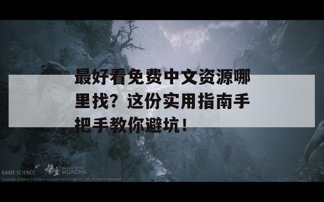 最好看免费中文资源哪里找？这份实用指南手把手教你避坑！