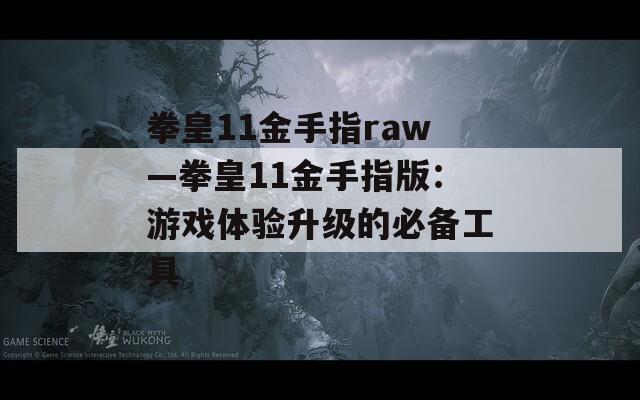 拳皇11金手指raw—拳皇11金手指版：游戏体验升级的必备工具