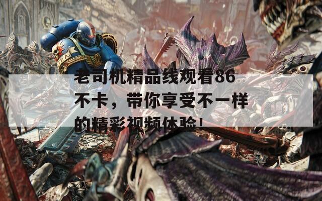 老司机精品线观看86不卡，带你享受不一样的精彩视频体验！