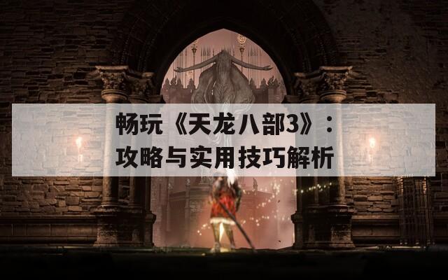 畅玩《天龙八部3》：攻略与实用技巧解析