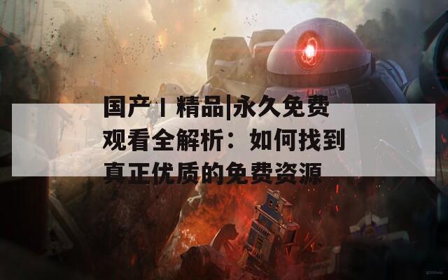 国产丨精品|永久免费观看全解析：如何找到真正优质的免费资源